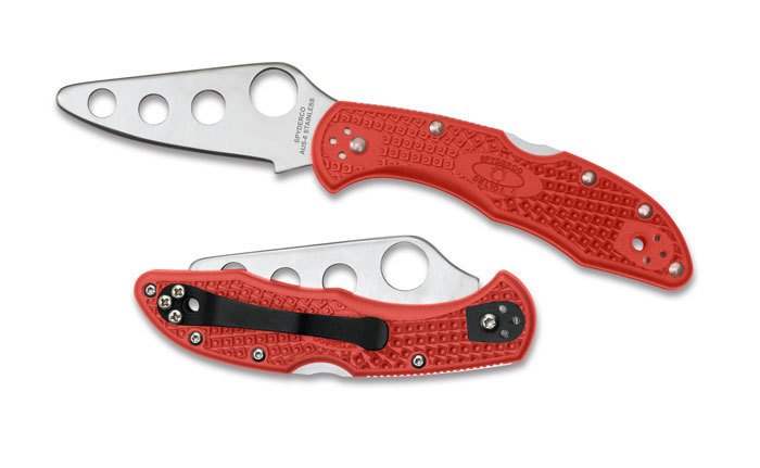 SPYDERCO C11TR DELICA TRAINER KIRMIZI CAKI