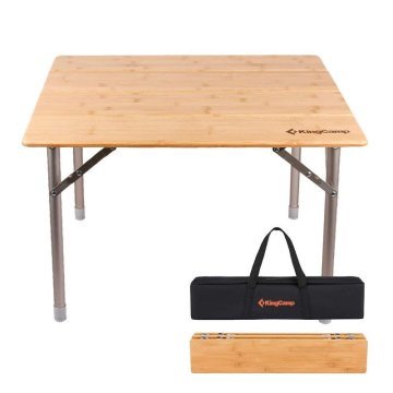 KINGCAMP TABLE S BAMBOO KATLANABILIR MASA