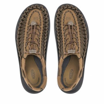 Keen UNEEK Monochrome Erkek Sandalet - Dark Olive Black 1023381