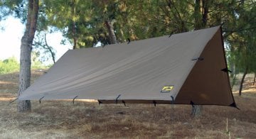 Bushlove Bushcraft Premium 4 Mevsim Coyote Brown Tarp Tente 3m*3m