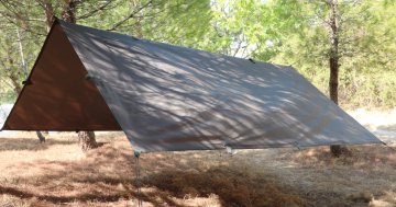 Bushlove Bushcraft Tarp Tente 5m*3m Haki