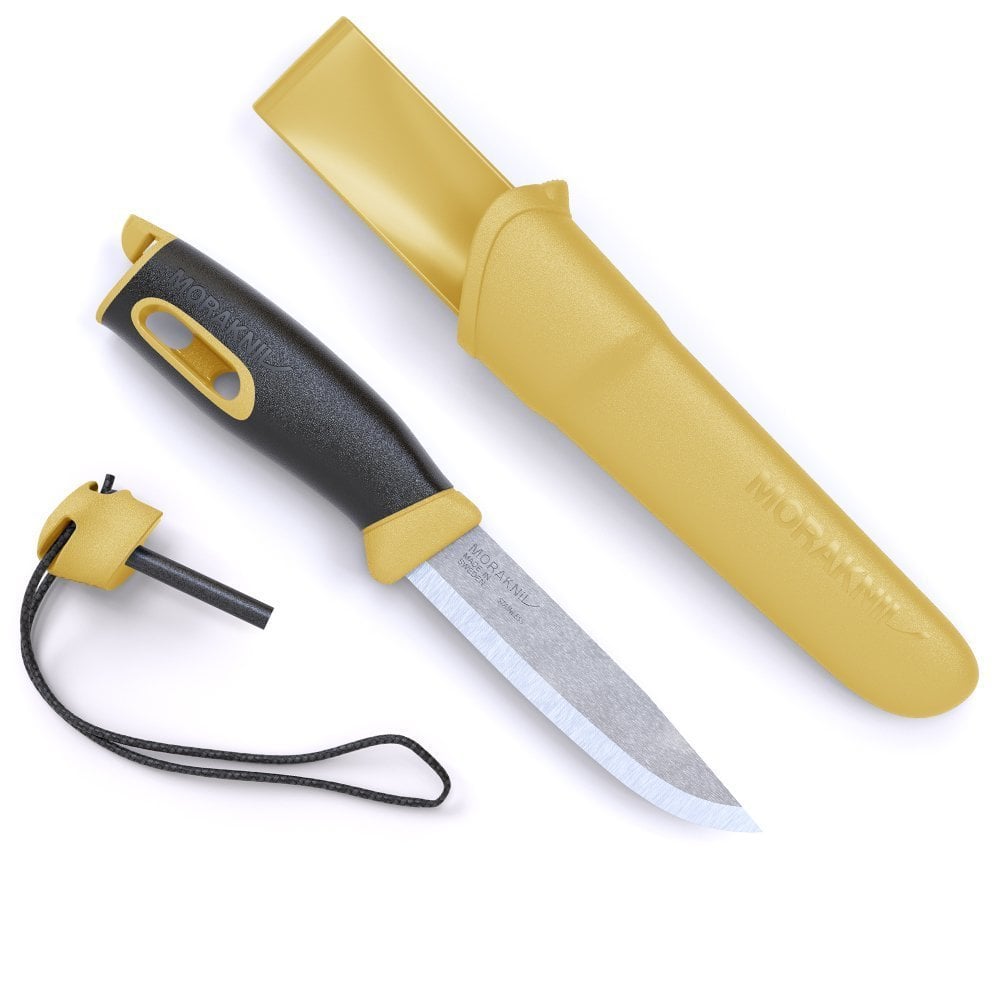 Morakniv Companion Spark Sarı Yellow Ateş Başlatıcılı Bıçak