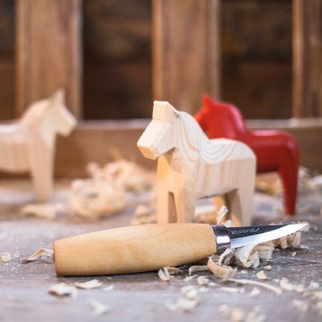 Morakniv Oyma Bıçağı ve Dala Horse - Ahşap At Woodcarving Serisi